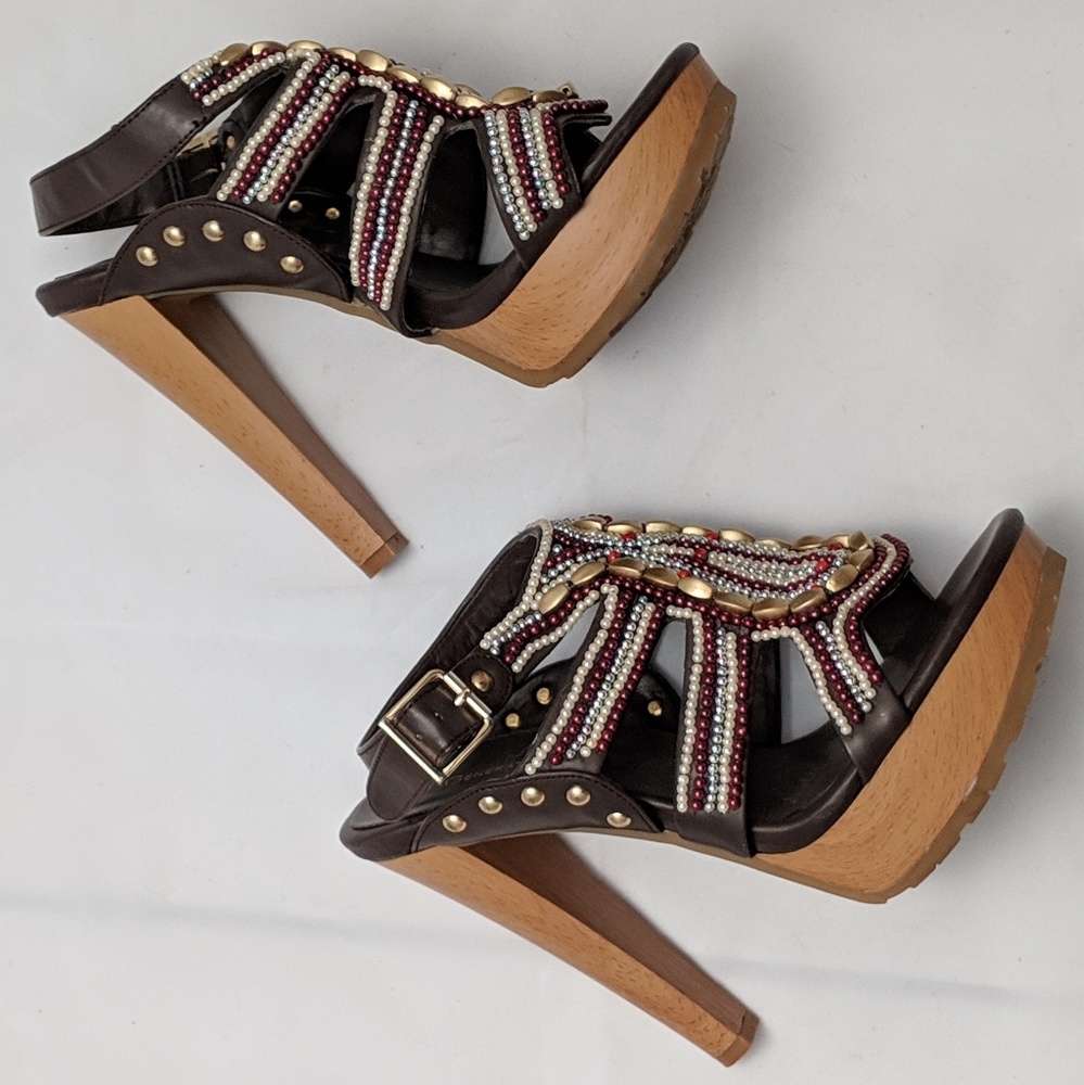 Beaded heels